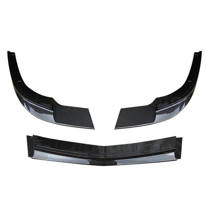 ZR1 Style Carbon Black Front Bumper Splitter Lip Kit for Corvette C6 Z06 (2005-2013)