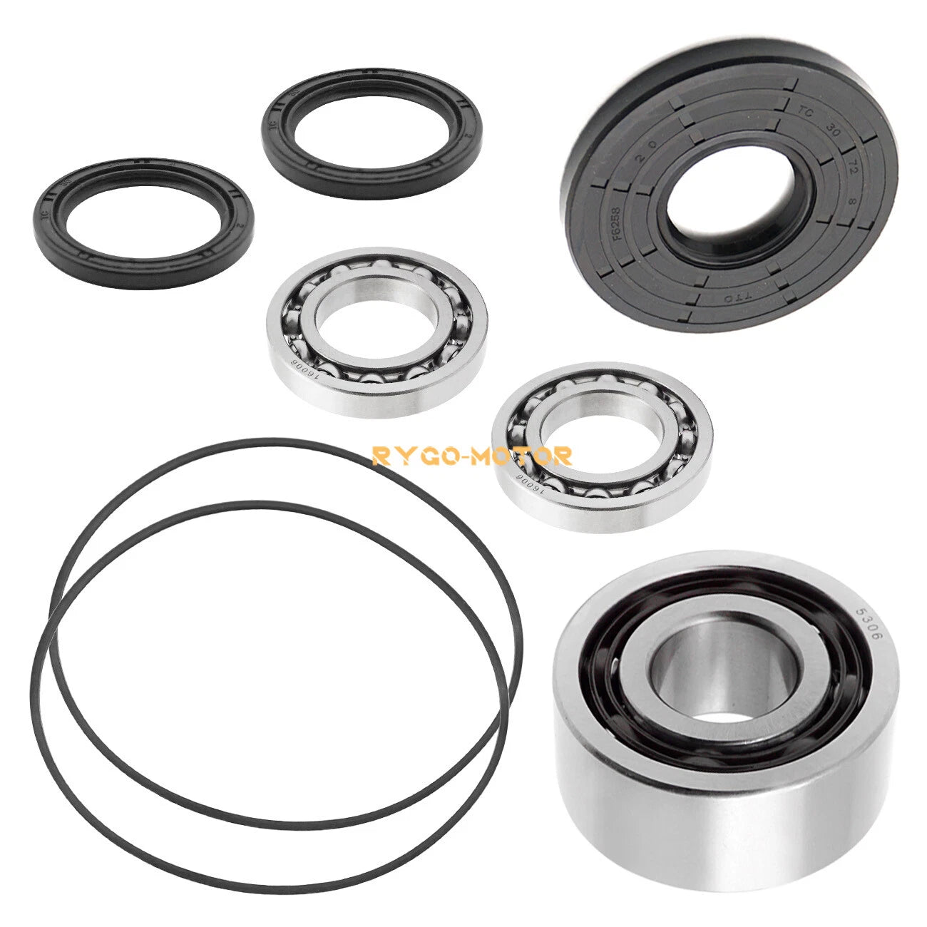 Front Differential Bearings Seals Kit for Polaris ACE 325-500-570-900 Brutus HD