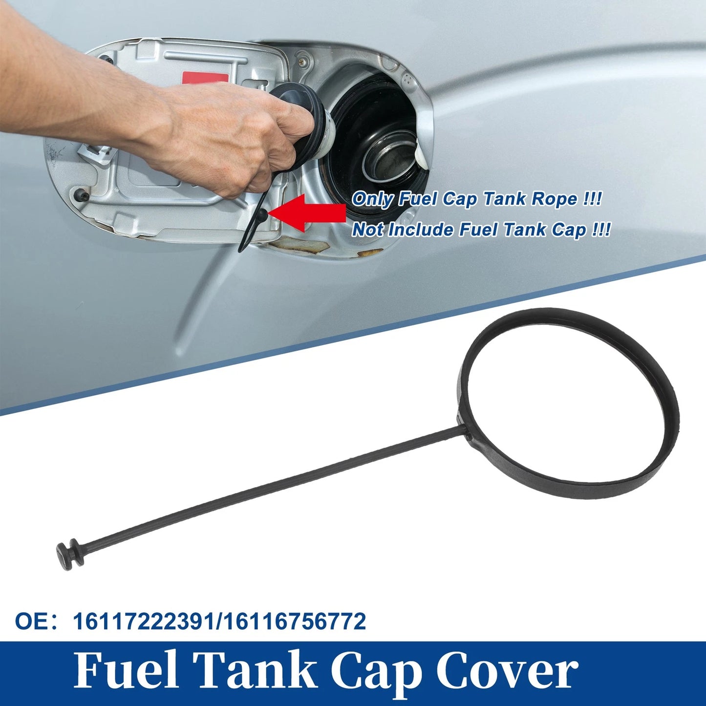 1 Pcs Fuel Tank Cap Tether for BMW X6 (2008 - 2018)