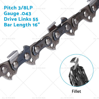 16" Chainsaw Chain for STIHL MS170 MS171 MS180C MS181 (2002-2023)