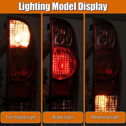 Left Right Tail Light Assembly 1 Pair for Toyota Tacoma (2005-2015)