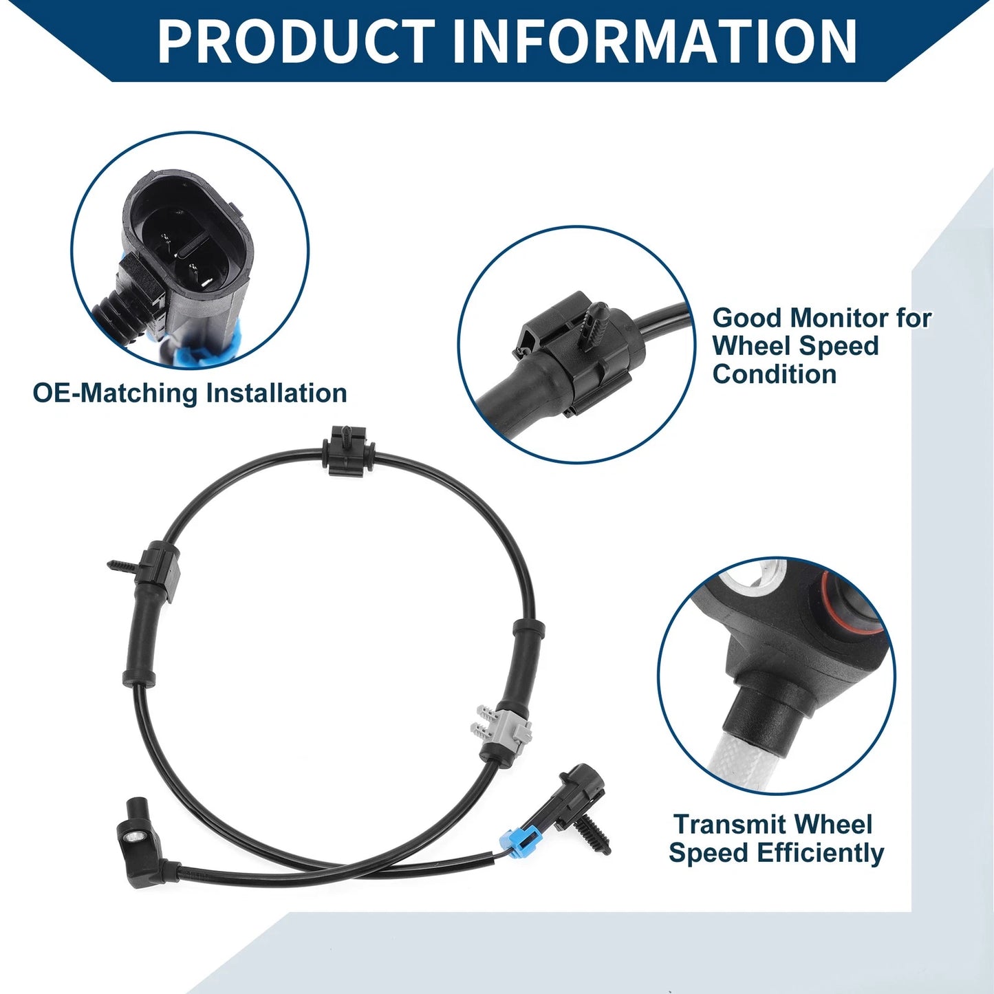 ABS Wheel Speed Sensor for Chevrolet Astro Front (2003 - 2005)