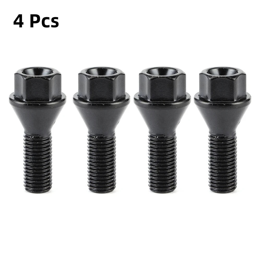 4 Pcs M1 1.5 Wheel Lug Bolts for BMW 1 3 5 6 7 8 Series X1 Z1 Z3 Z4