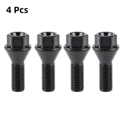 4 Pcs M1 1.5 Wheel Lug Bolts for BMW 1 3 5 6 7 8 Series X1 Z1 Z3 Z4