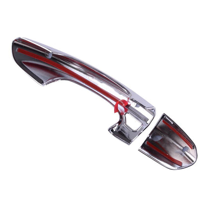 Silver Exterior Door Handle Cover Trim for Ford Edge (2015-2021)