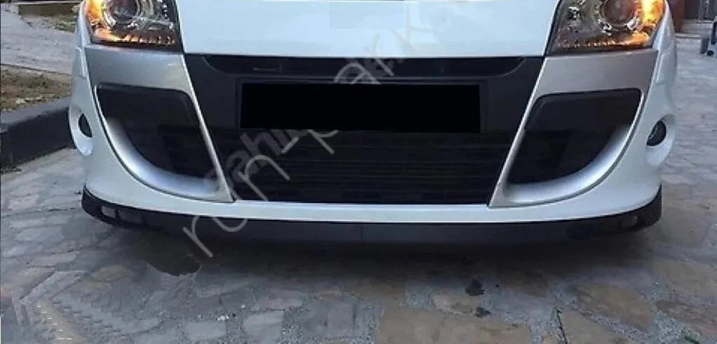Front Bumper Splitter for Renault Megane Mk3 (2008-2016) 2 Piece Pcs