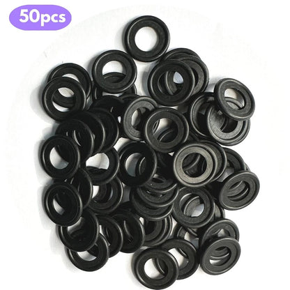 50 Pcs Rubber Oil Drain Plug Gasket Washers for Buick Chevrolet (M12)