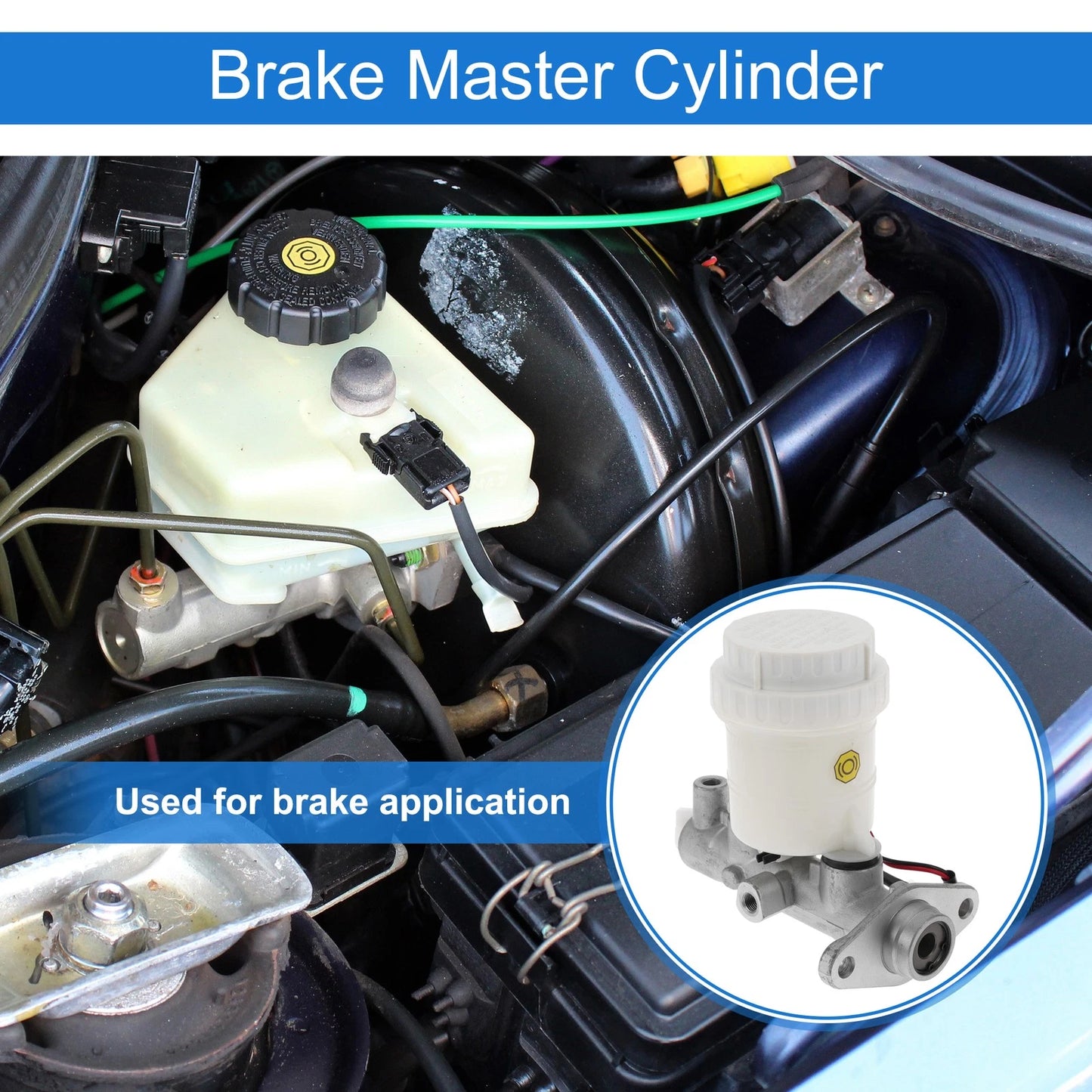 Brake Master Cylinder with Reservoir for Mitsubishi Mirage (1997-2002)