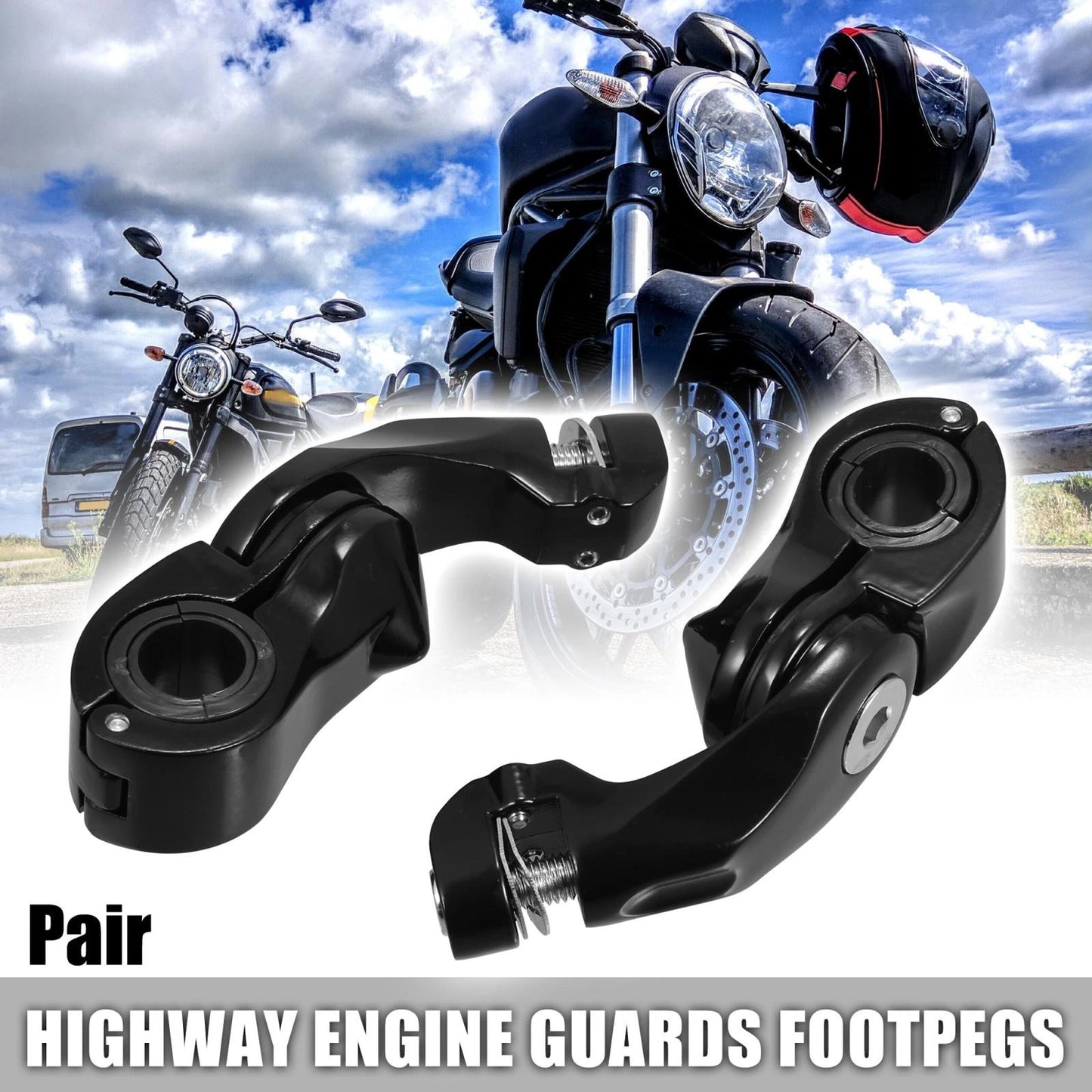 Foot Pegs / 1 Pair for Harley