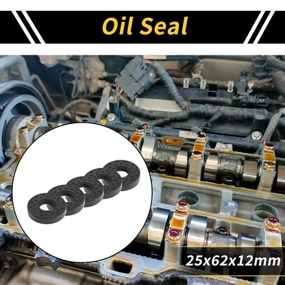 Oil Seal 25x62x12mm Seal Ring Rotary Shaft Seal NBR Rubber for Automotive