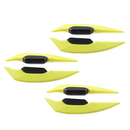 Yellow Fairing Winglets Side Spoiler Deflector Air Wings for Motorcycle