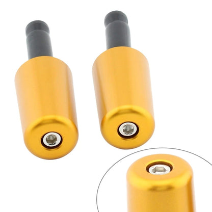 2 x 50.8mm Handlebar Hand Grips & End Caps for Universal Motorcycle Models