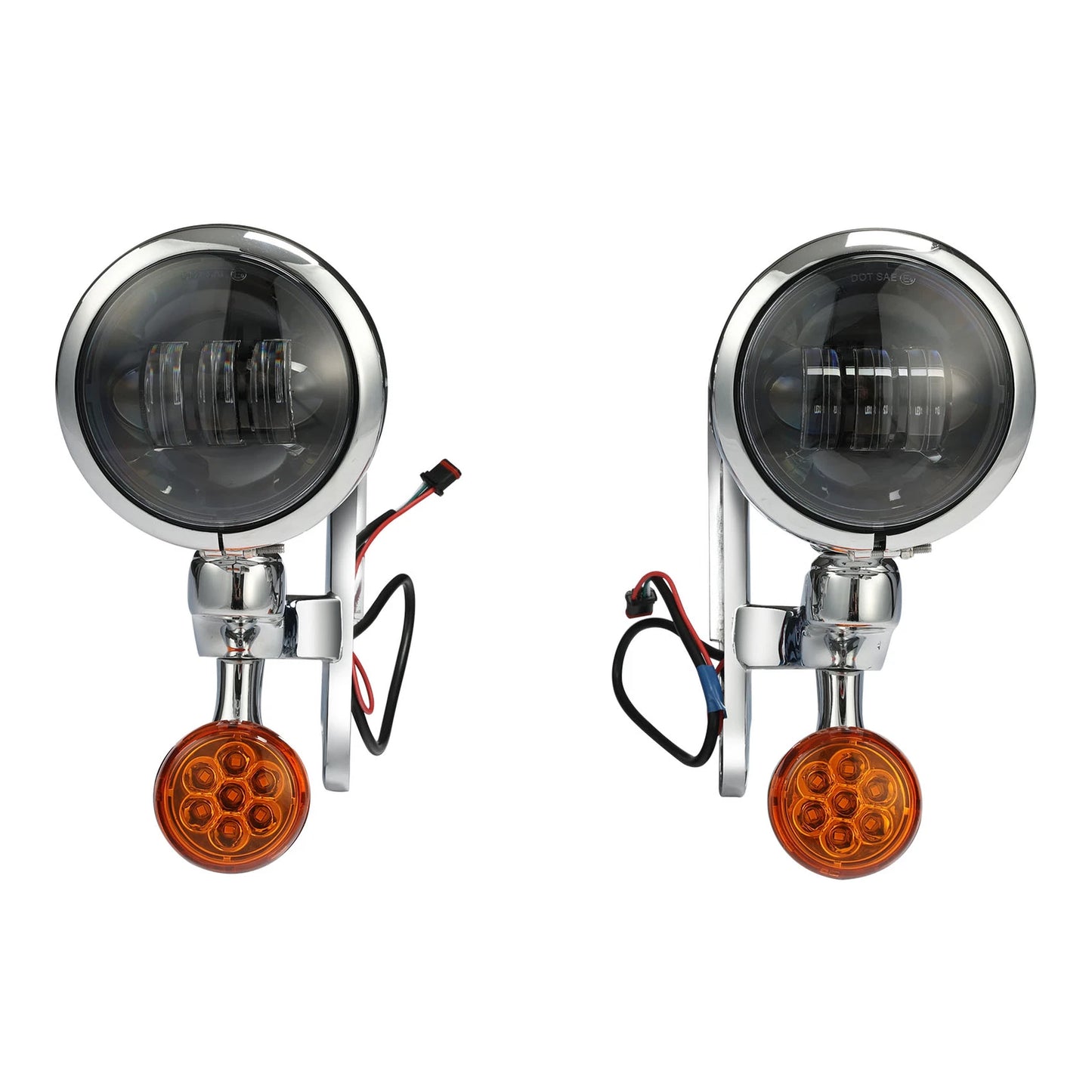 Fog Turn Signal Light Brackets for Harley Road Electra Glide (1994-2024)