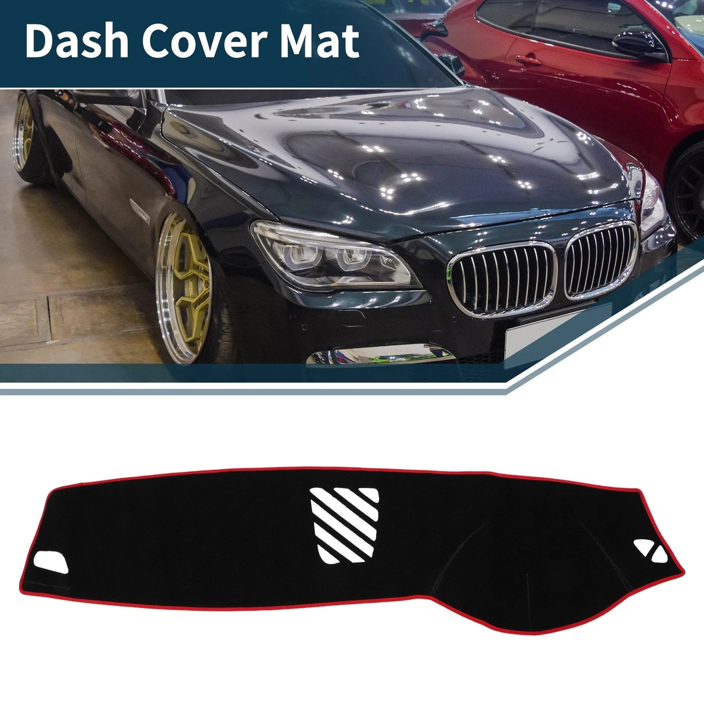 Dashboard Cover Mat for BMW 5 Series F10 F11 Sun Protector (2010-2017)