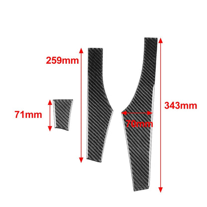 Carbon Fiber Red Interior Door Panel Cover Trim for Hyundai Veloster (2019-2023)