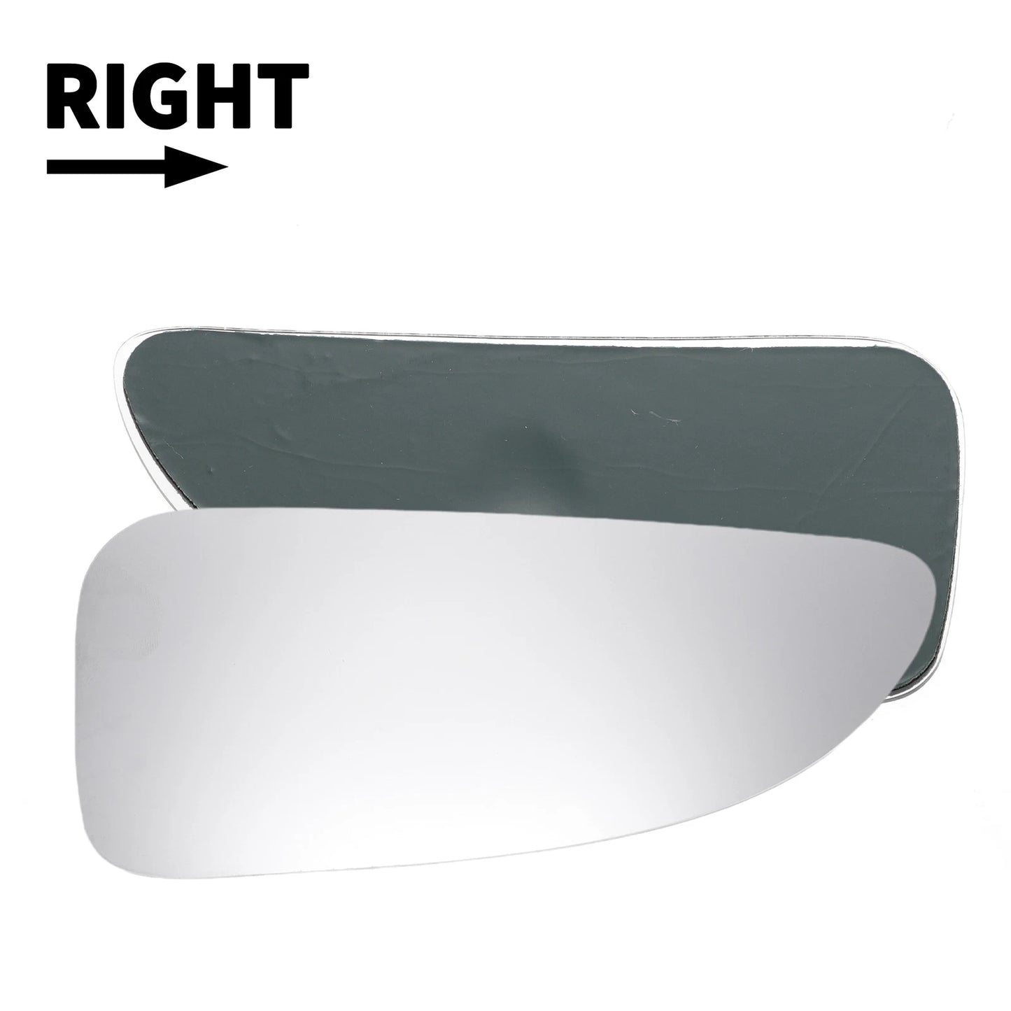 Right Lower Side Mirror Glass w/ Adhesive for Nissan, Opel, Renault