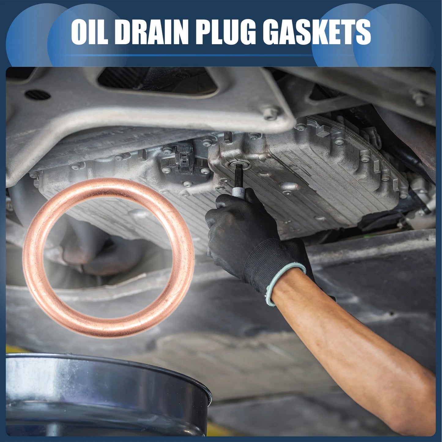 25 x Oil Drain Plug Gaskets 16mm ID for MINI R56 LCI (2009-2013)