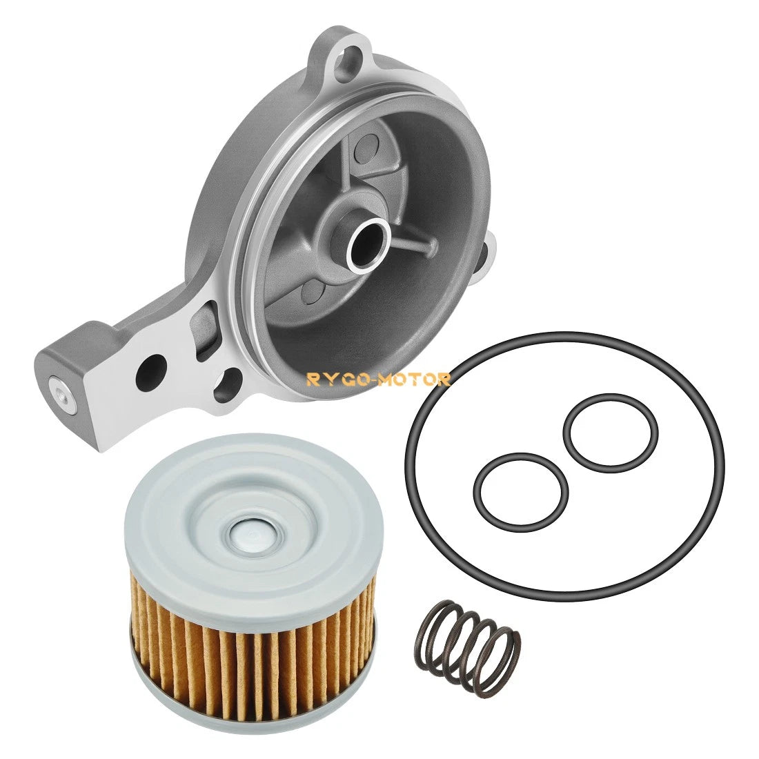 Oil Filter Cover & Filter w/Spring O-Ring 2 x Honda Rancher TRX350 (2000–2006)