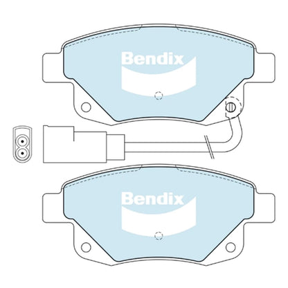 HD Rear Disc Brake Pad Set 2.2L-2.4L for Ford Transit (2006 - 2012)