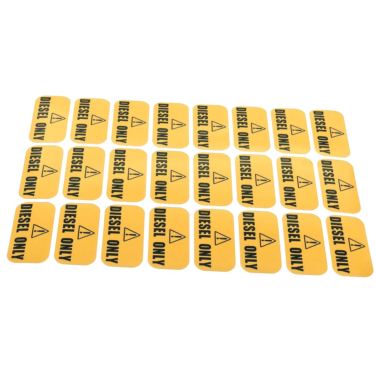 Sticker Set of 24 Self-Adhesive Waterproof Vinyl for Diesel Car/Van