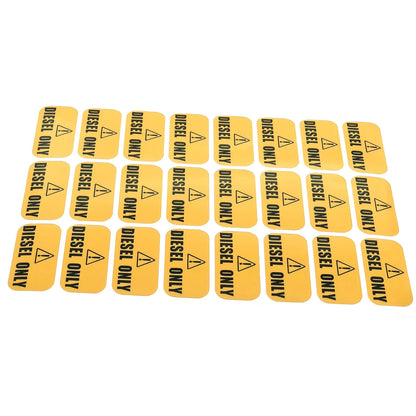 Sticker Set of 24 Self-Adhesive Waterproof Vinyl for Diesel Car/Van