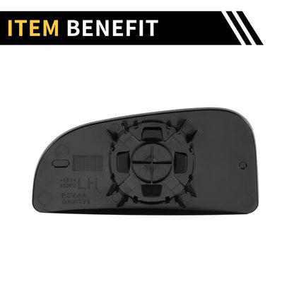 Left Mirror Glass Replacement for Dodge Ram 1500