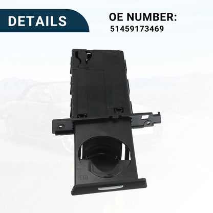 Cup Holder for BMW 325xi 2006 (2006) - Practical Drink Holder in Black