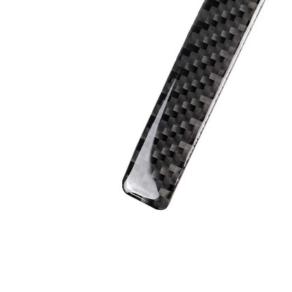 Carbon Fiber Passenger Dashboard Sticker Decor Trim Fit For Bmw F30 F34 Series 3