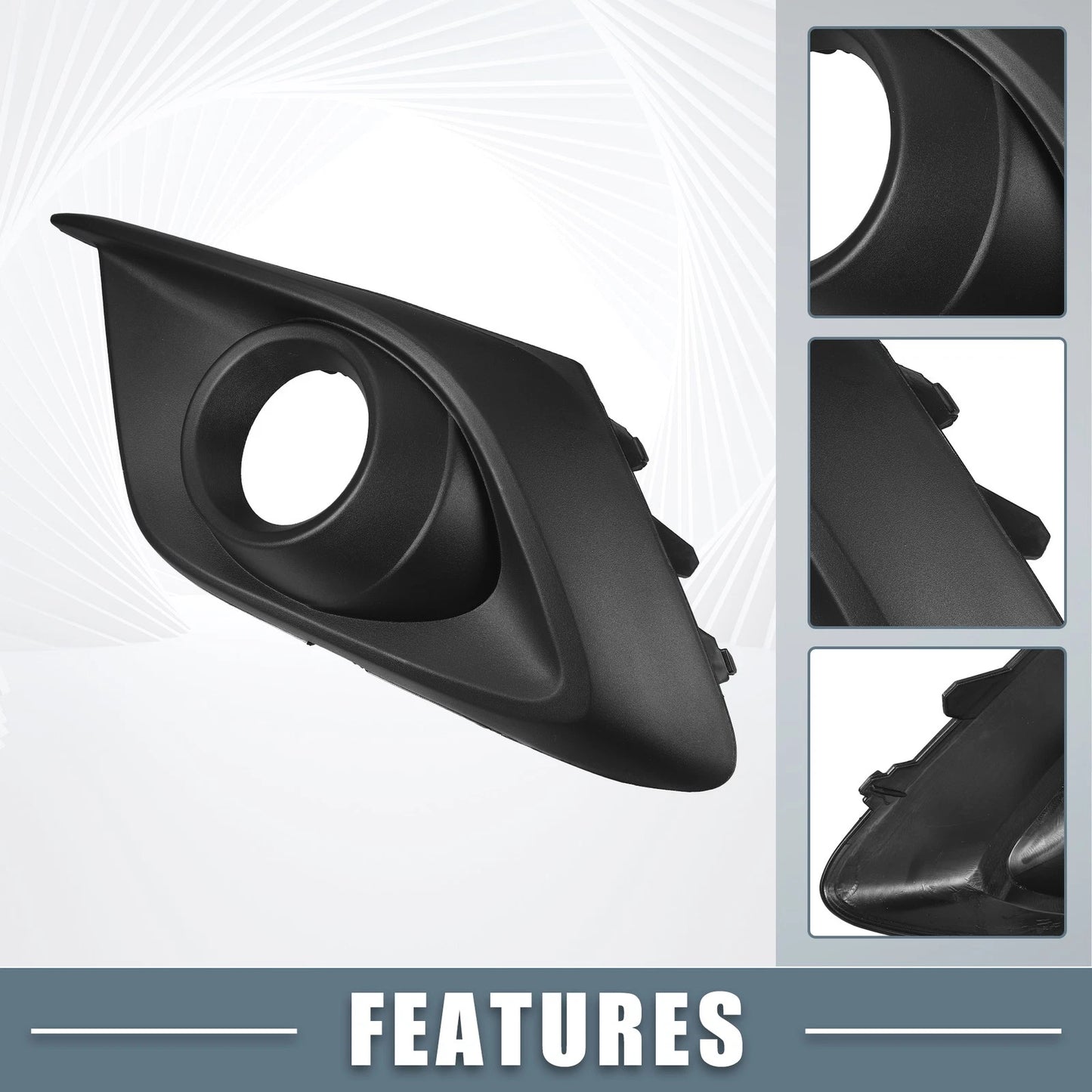 Front Left Right Fog Light Grille Cover Trim for Mazda 3 (2014-2016)
