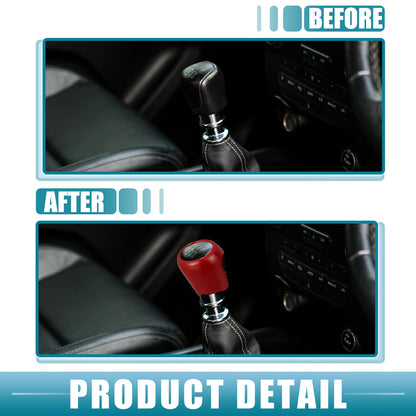 Handbrake Gear Shift Knob Cover Trim Set for Jeep Wrangler JL (2018-2022)
