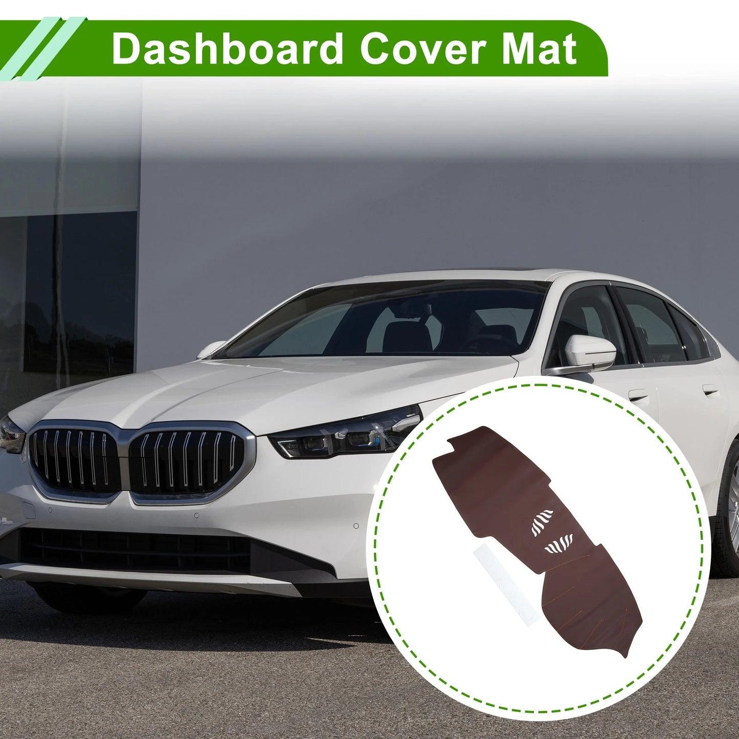 Dashboard Cover Mat for BMW X5 X6 2019-2022 Brown