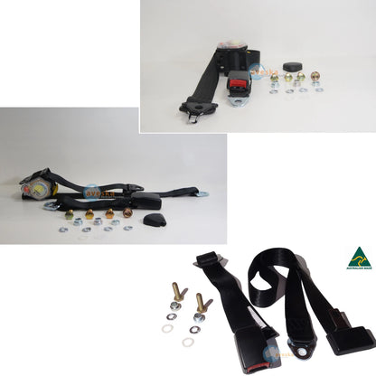 Brand New Rear Bucket Seat Belt Kit for Nissan Pulsar N14 N15 Sedan (1995-2000)