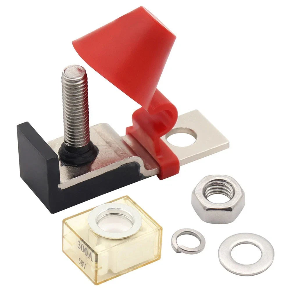 M8 Terminal Mount Fuse Block Kit 30A/300A for Car/Boat/RV