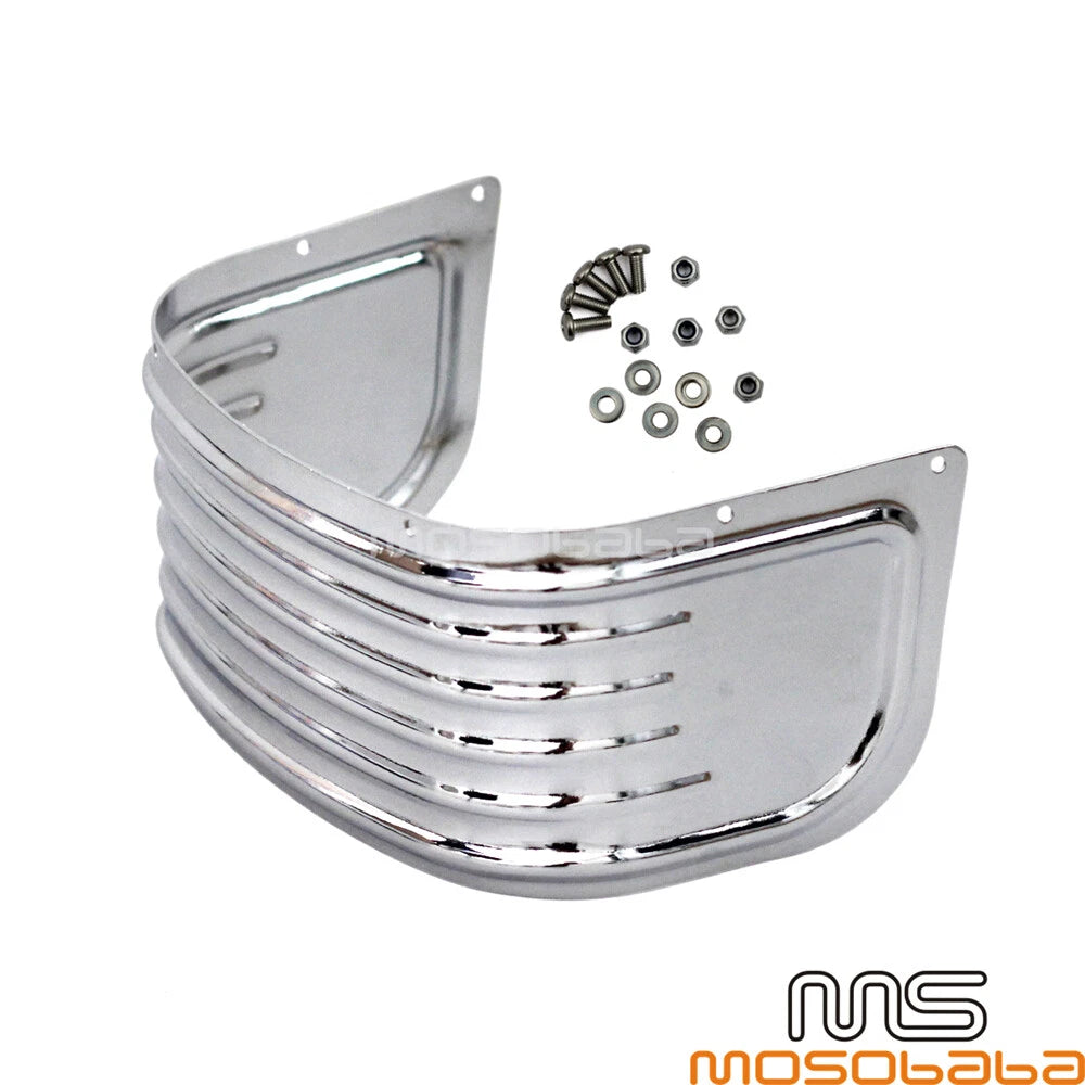 Ribbed Front Fender Trim Skirt for Harley Tri Electra Glide Road King (2014-2022)
