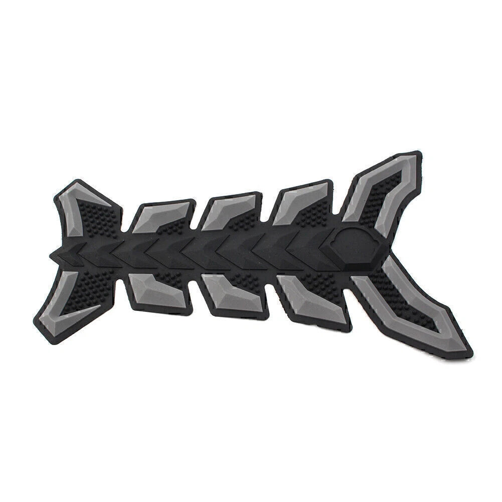 3D Decal Sticker Protector for Universal Motorcycle Grey Gas Fuel Tank Pad