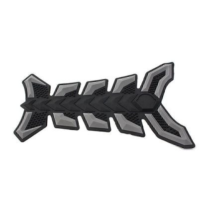 3D Decal Sticker Protector for Universal Motorcycle Grey Gas Fuel Tank Pad