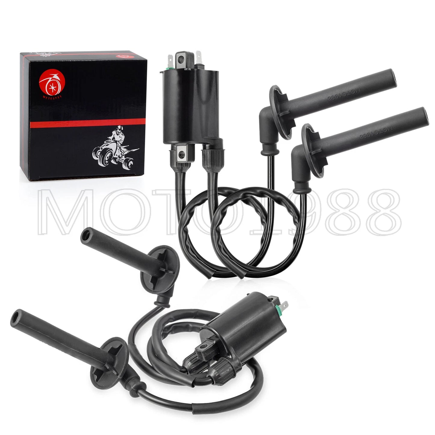 2 x Ignition Coil W/ Spark Plug CAP for HONDA Magna VF750 C ST1100 (1994–2003)