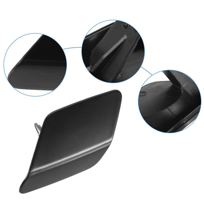 Front Left Headlight Washer Nozzle Cover Cap Black for BMW M3 (2015-2018)