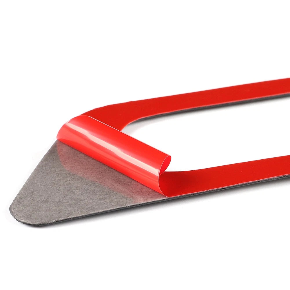 Carbon Fiber Red Gear Shift Panel Cover Trim for Volkswagen Passat (2001-2005)