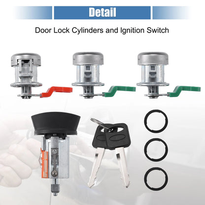 Ignition Switch Lock Cylinder Key Set for Ford F150 (2001-2004)