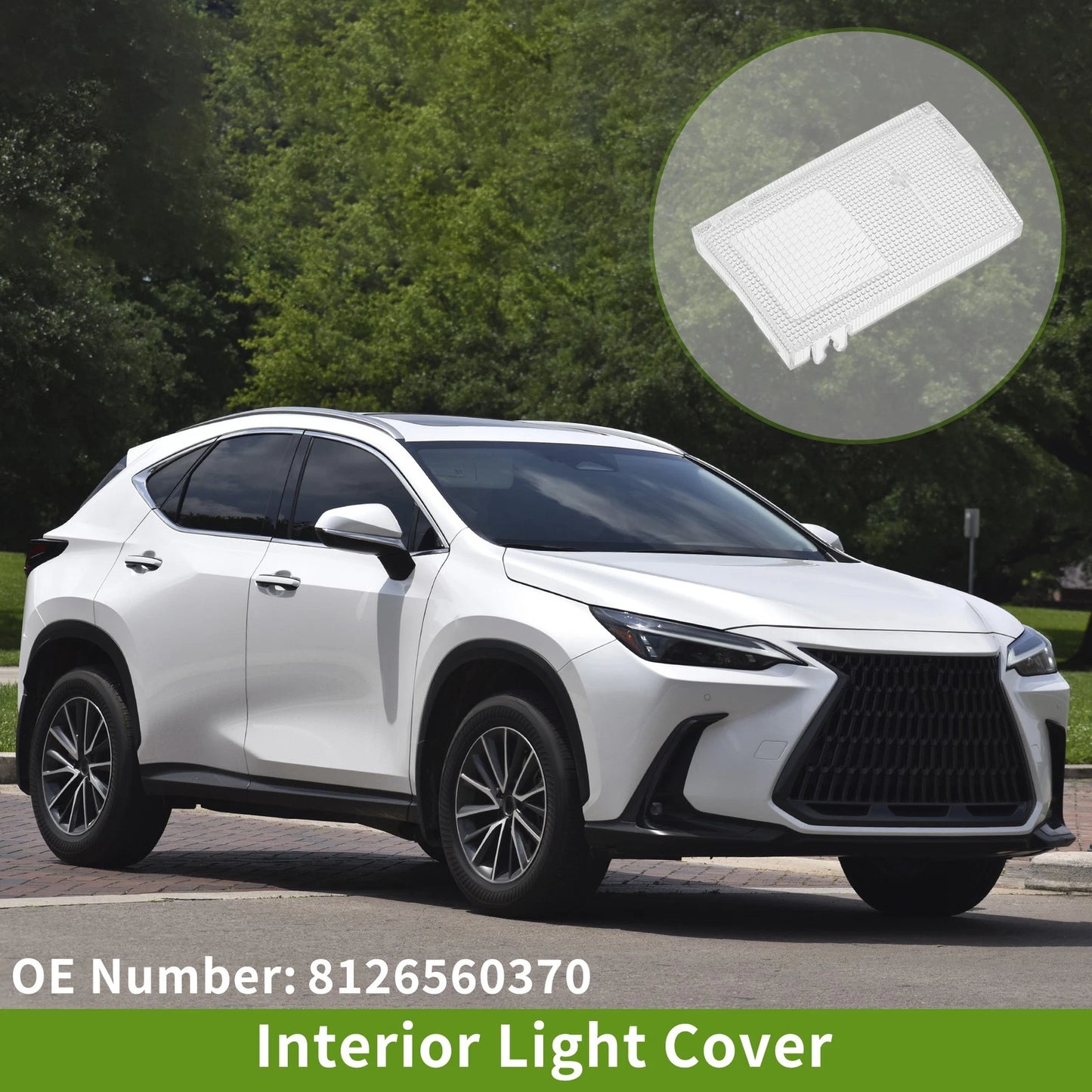 Front Left Interior Light Cover for Lexus GX460 (2010-2023)