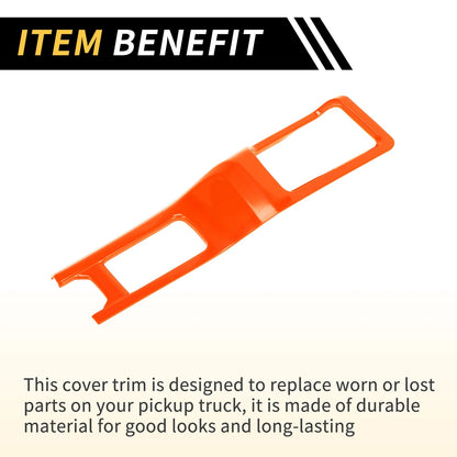 4WD Gear Shift Panel Cover Trim for Jeep Wrangler JL JLU (2018-2024) Orange