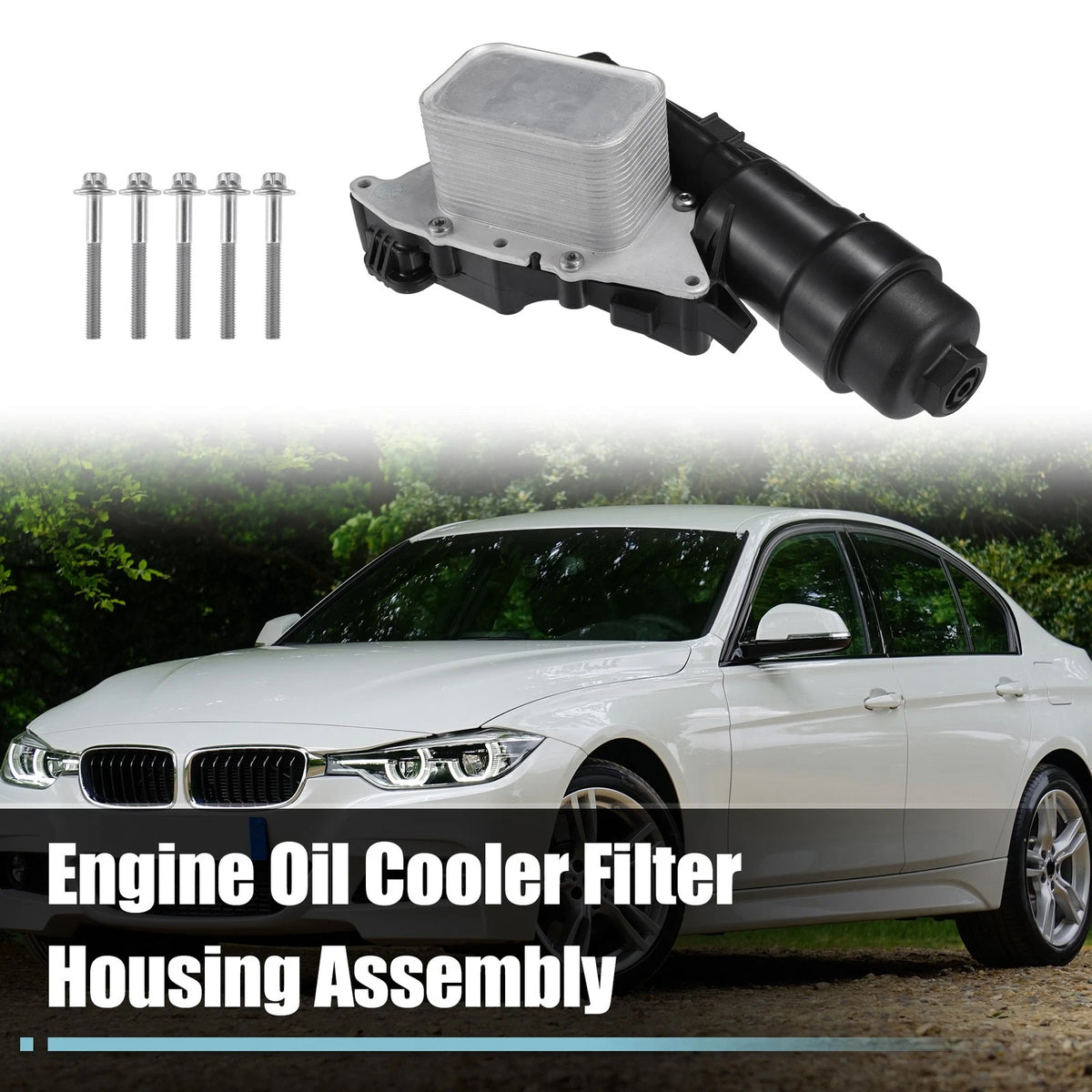Engine Oil Cooler & Filter for BMW i8 (2014-2020) 2 x Oil Filters & Cooler