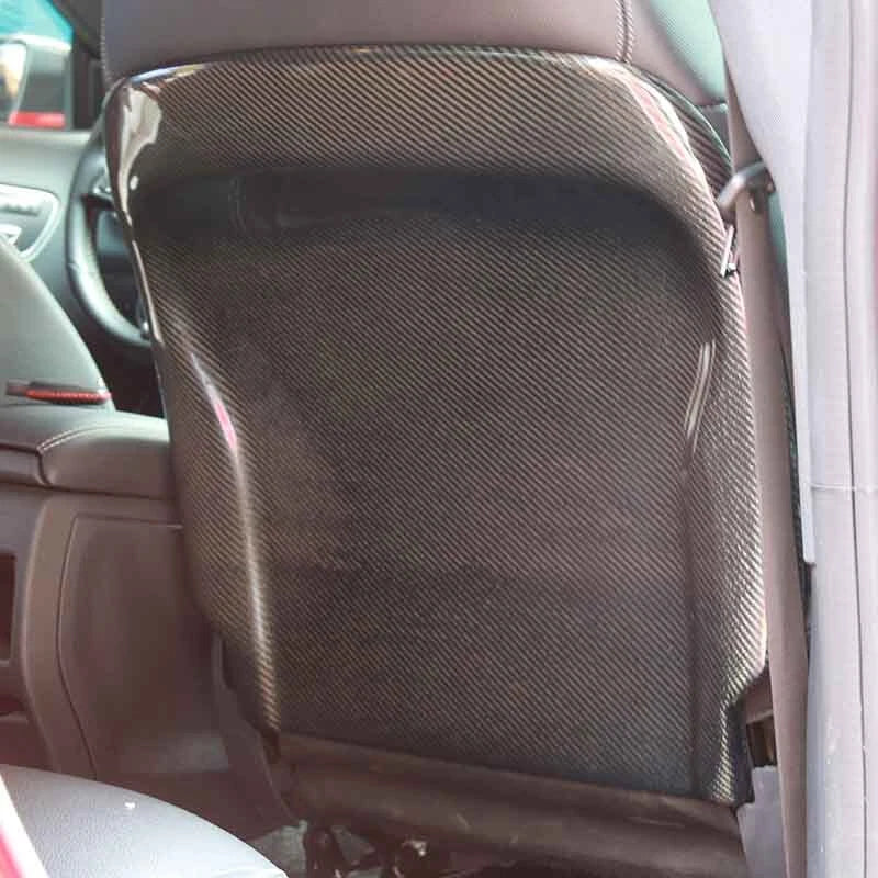 Carbon Fiber Seat Back Cover Trim for Benz CLA 2014-2019