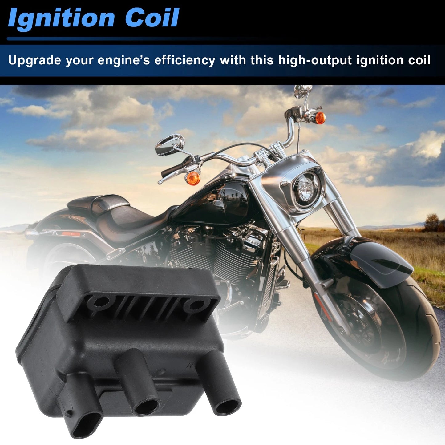 Ignition Coil High-Tension Coil for Harley-Davidson Road Glide (1999–2001)