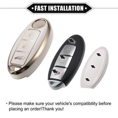 Keyless Key Fob Shell Cover Case for Nissan Altima Rogue (2013-2023)
