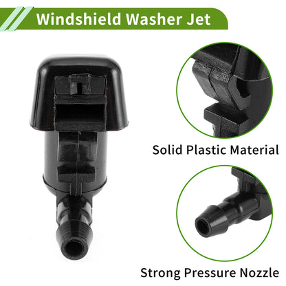 Windshield Washer Nozzle & Hose Connector for Ford (2008-2010)