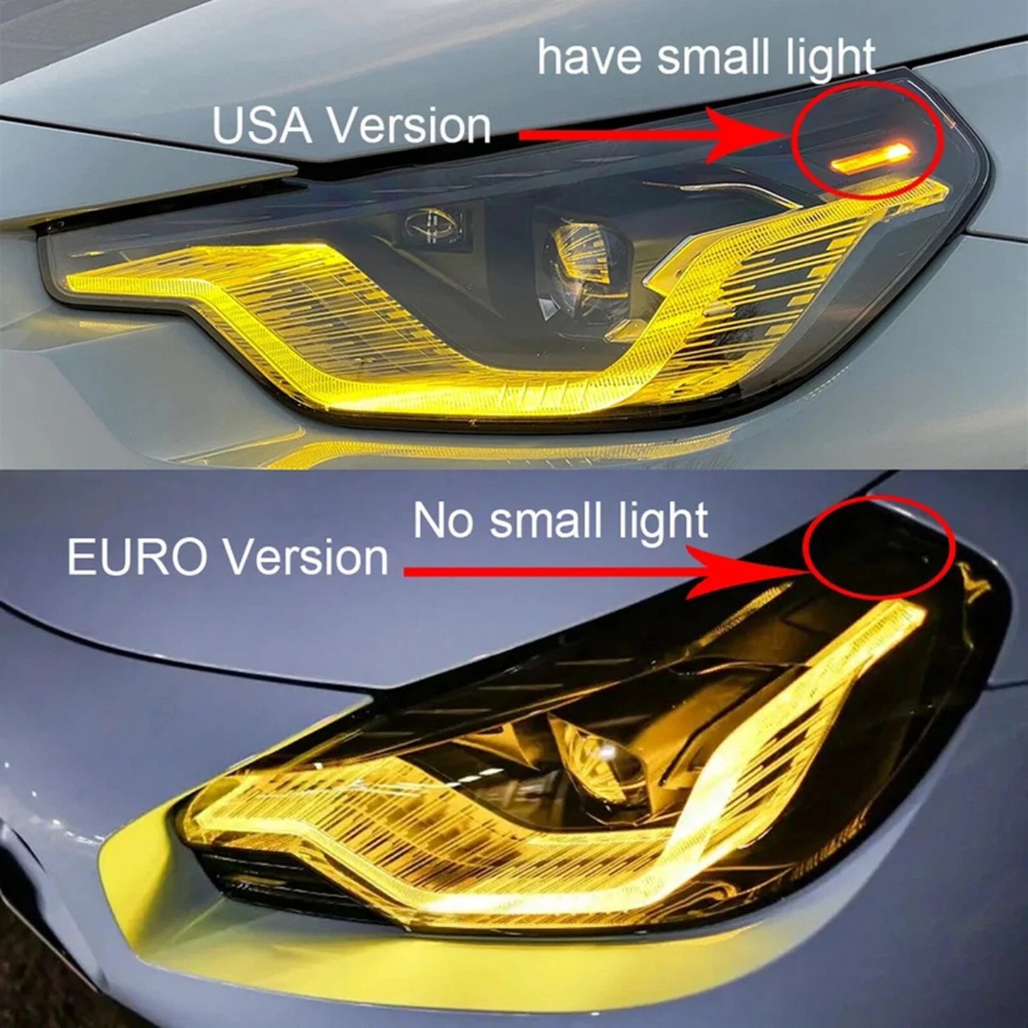 DRL Light Boards for BMW 4 Series M3 M4 425 430 G22 G23 G26 G80 (2020-2023)