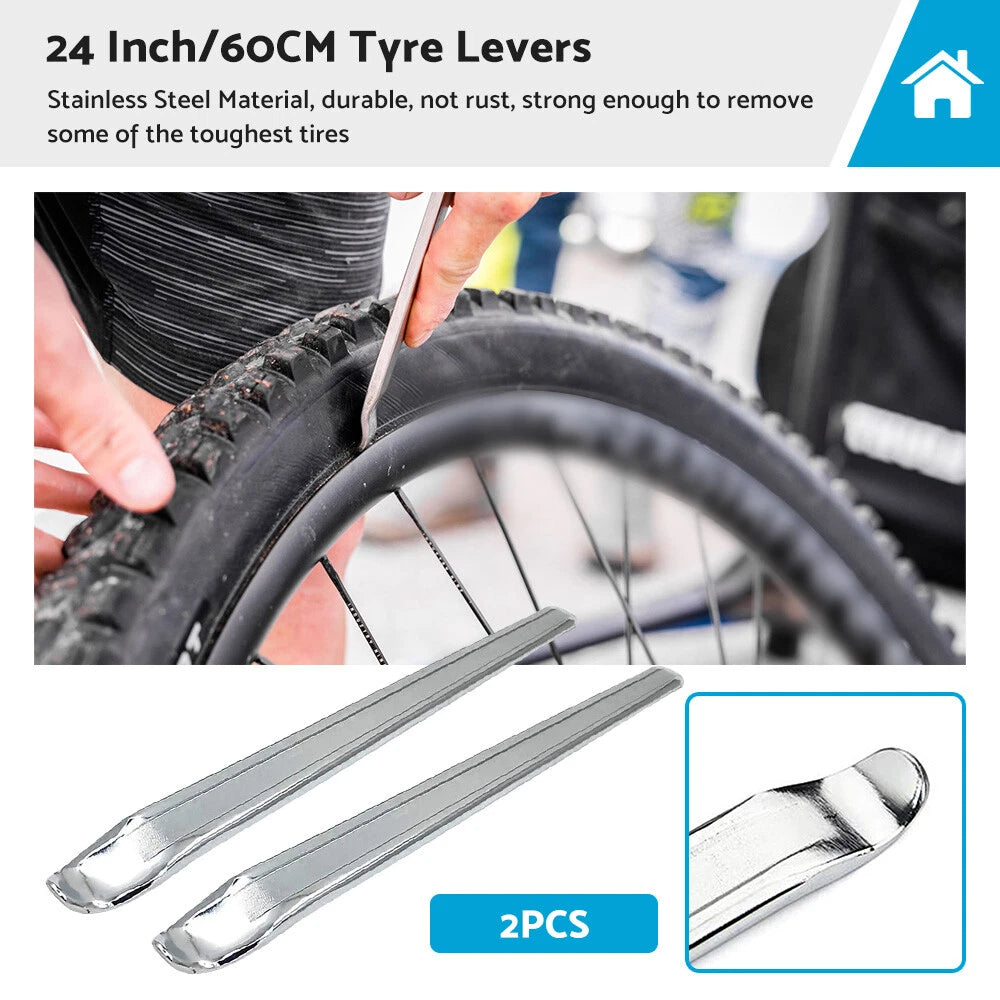 24 Inch Tyre Levers for Bike Quad Car Motorcycle Scooter Wheel Barrow