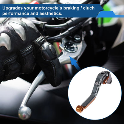 Adjustable Brake Clutch Levers for Honda X11 (1999-2002) - Titanium Orange